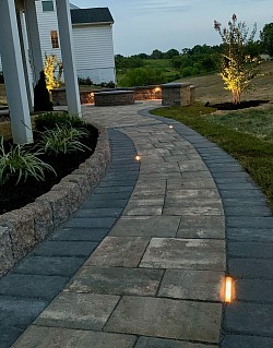 Walkway with Lighting